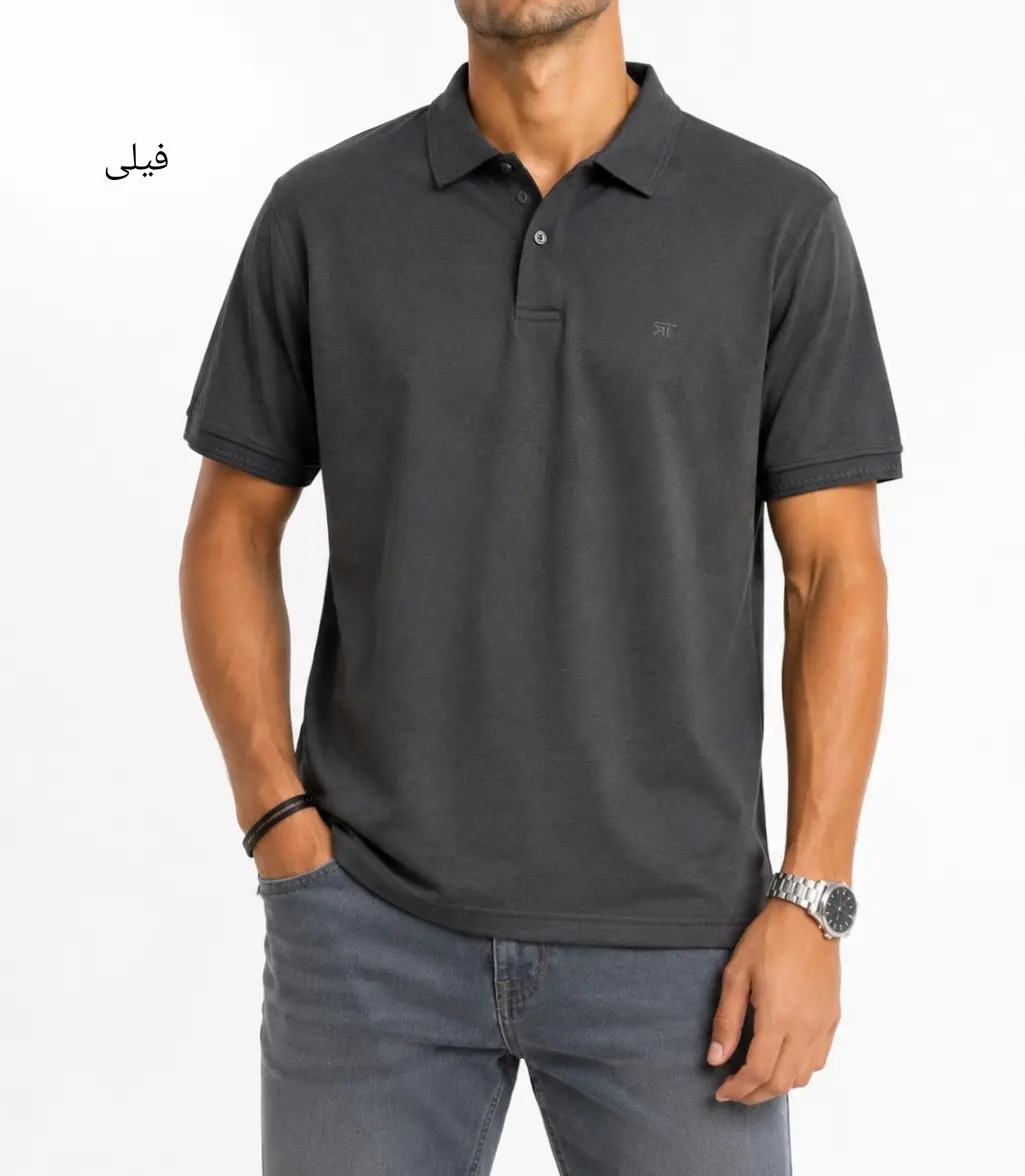 تیشرت یقه دار مردانه ساعد